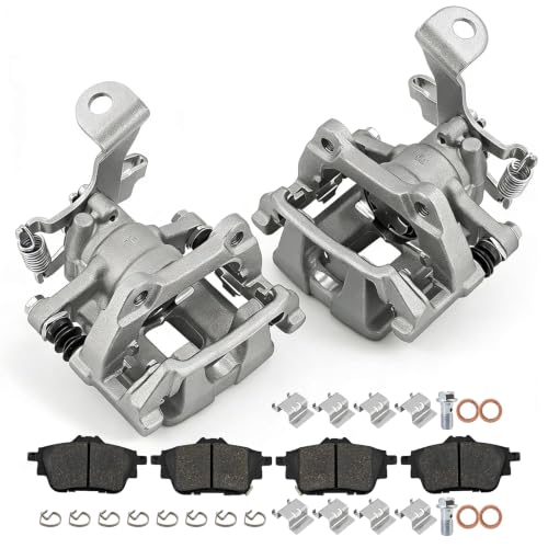Rear Pair Brake Caliper Kit for Nissan Sentra 20-25 2.0 S SR SV - color: Rear Pair, size: with Pads