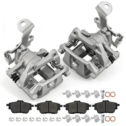 Rear Pair Brake Caliper Kit for Nissan Sentra 20-25 2.0 S SR SV - color: Rear Pair, size: with Pads