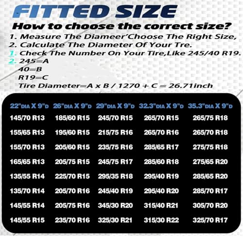 Tire Covers Set of 4,Fits 27"-29" Inch Tire 420D Uv Resistant Wheel Covers - color: Silver, size: Tire Diameters 27"-29"