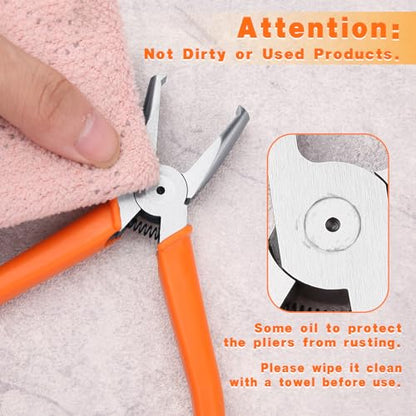 Transverse End Cutter SMT/SMD Chip Cutters Side Cutting Pliers 90 Degree Blade Front Angle Cutter with Extra Long Flat Nose Flush Cutters with 0.31 Inches Cutting Edge for Tight Places - style: 0.31"