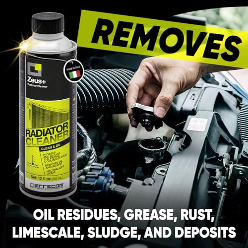 ERRECOM Zeus+, Cleaner for Radiators and Cooling Systems, 12 fl oz Bottle (350 mL) - color: Radiator and Cooling Circuit Cleaner and Descaler