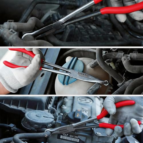 9-Piece 11" Long Reach Needle Nose Pliers Set