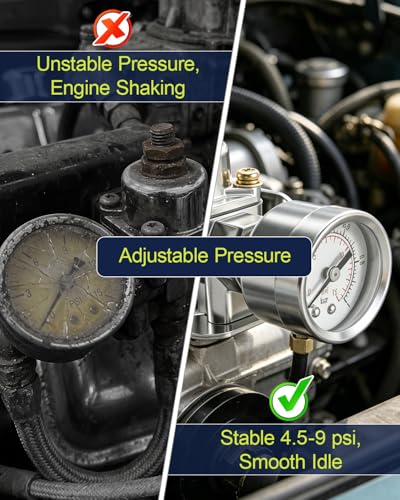 12-803 Adjustable Fuel Pressure Regulator Fit for Holley Edelbrock