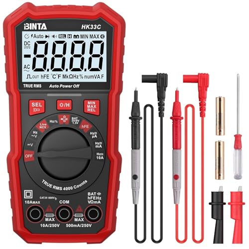 BINTA Digital Multimeter 4000 Counts NCV Auto-Ranging Voltmeter Multimeter - style: 4000 Counts