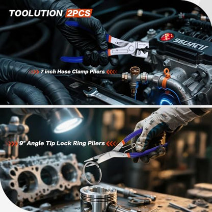 5-Piece Fuel Line Disconnect Pliers Set