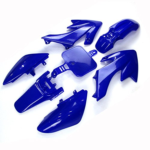 Blue Plastic Fender Fairing Kit For Honda XR50 CRF50 Chinese 50cc 90cc 110cc 125cc 140cc 150cc 160cc Dirt Pit Bike - color: blue