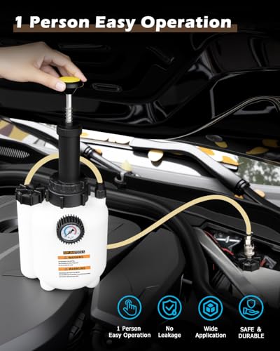 DAYUAN 3L Hand Brake Fluid Bleeder Bleeding One Man Tool Kit