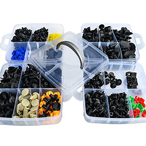 GOOACC 860Pcs Car Push Retainer Clips & Auto Fasteners Assortment - color: 860Pcs Clips + Remover
