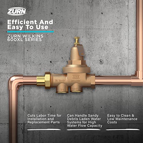 Zurn Wilkins 112-600XL 1-1/2" 600XL Water Pressure Reducing Valve - size: 1.5 Inch