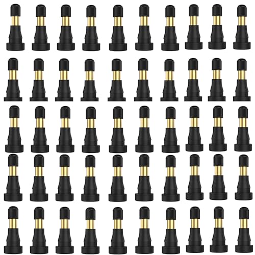 TR600HP High Pressure Tire Valve Stems, 50PCS Rubber Snap-in Valve Stems
