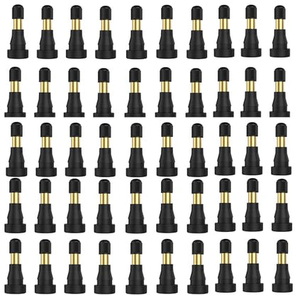 TR600HP High Pressure Tire Valve Stems, 50PCS Rubber Snap-in Valve Stems