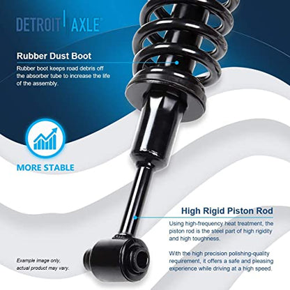 Detroit Axle - Front & Rear Struts for 2004 2005 Ford Explorer - size: 10004-4/Shock Kit