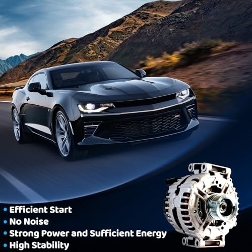 WorldCraft 12V 180A High Output Alternator for Mercedes E350 ML350 R350 SLK350 - size: 0-121-715-006