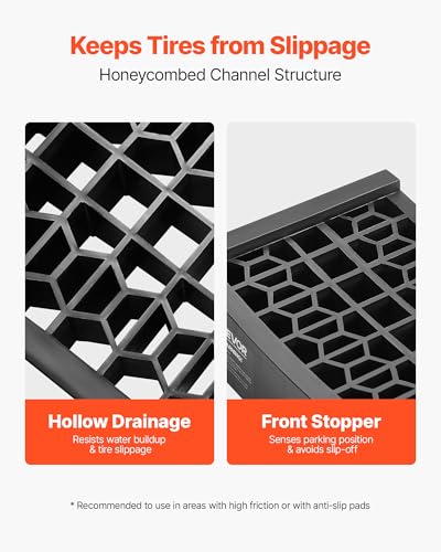 VEVOR Car Ramps, 4 PCS 20000 lbs GVW Capacity, 2.56 in Lift Height, Portable Low Profile Car Service Ramps for Home Garage Maintenance & Oil Changes, Heavy Duty for Low Chassis Vehicle & Support Jack - size: 2.6*27.5inch