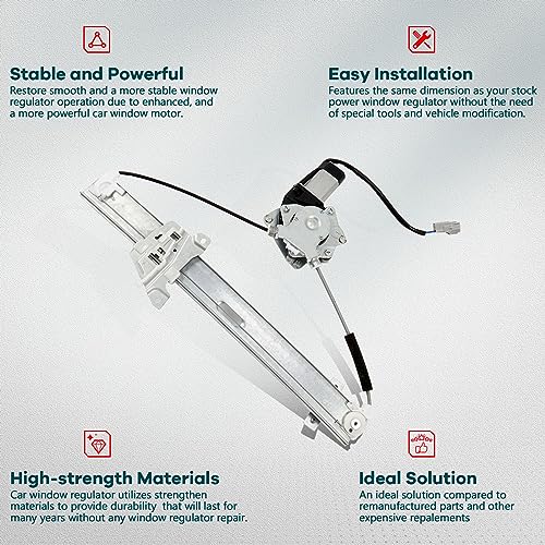 FINDAUTO Power Window Regulator fit for Mitsubishi Galant for 2004-2012