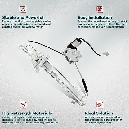 FINDAUTO Power Window Regulator fit for Mitsubishi Galant for 2004-2012