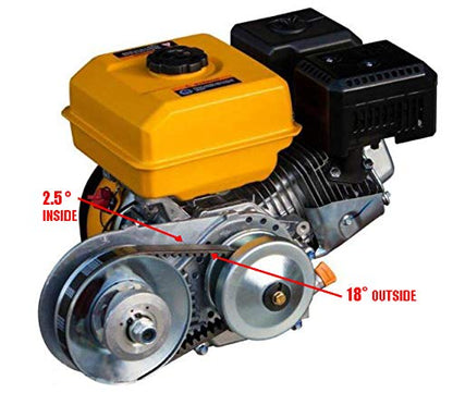 Jeremywell 30 Series 3/4" Go Kart Clutch Torque Converter for Predator 212CC 10T #41/40/420 Chain Mini Bike Replacement Comet TAV2 218353A 212CC