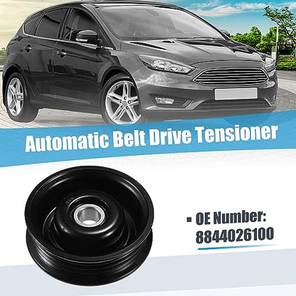 uxcell Drive Belt Tensioner Assembly Accessory Idler Pulley No.8844026100 for Toyota T100 95-98 Black Metal