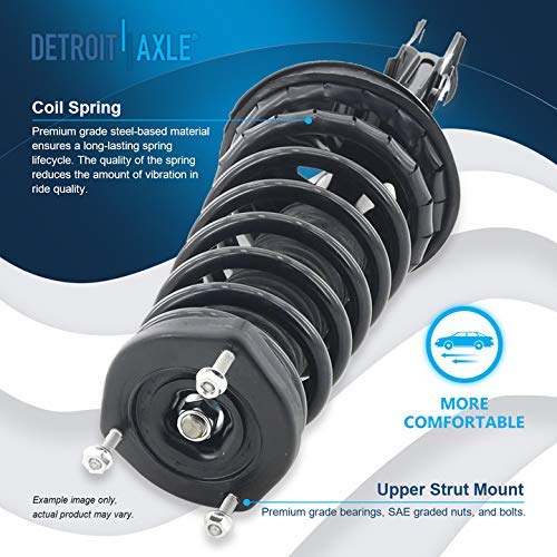 Detroit Axle - 4pc Struts for 1997-2001 Toyota Camry, 1999-2003 Solara - size: 10001-4/Shock Kit