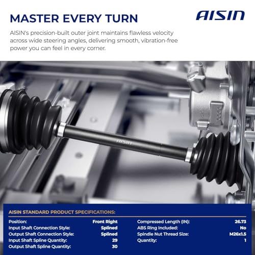 AISIN AFTERMARKET CVAH-01007 Front Right CV Axle Assembly