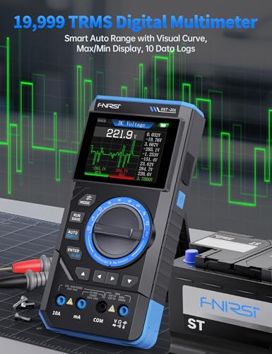 FNIRSI DST-201 3-in-1 1MHz Handheld Oscilloscope Multimeter DDS Generator - color: 1MHz 5MS/s Scope+Meter