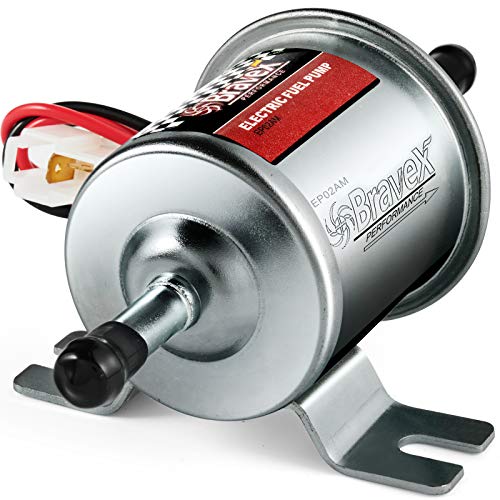Electric Fuel Pump - Inline fuel pump Low Pressure HEP-02A (4-7 PSI), 12V Fuel pump Electric Fuel Pump 12v for Carburetor Lawn Mower Transfer Pump - size: 4-7 PSI