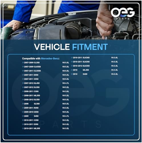 OEG Parts New Starter Compatible with Mercedes-Benz 2007-2015 5.5L 4.6L V8 3.5L 3.0L V6 0061513701, 006151370180, A0061513701, A006151370180, A0061515901, 0001108410, SBO0217, 41024322, SBO0218