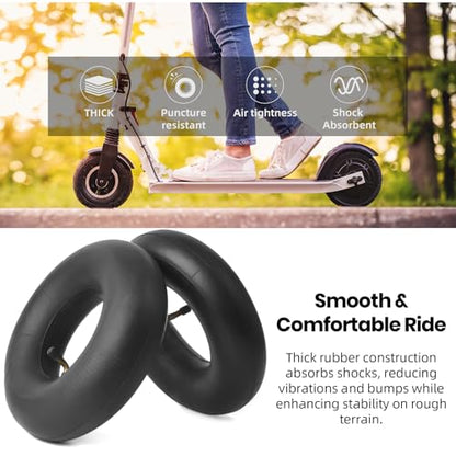 AR-PRO 2-Pack Heavy Duty 3.00-4 Inner Tube with TR87 Bent Valve Stem for ATV Wheelbarrows Tractors Mowers Hand Trucks E300 E325 Razor Scooter and More - size: 3.00-4