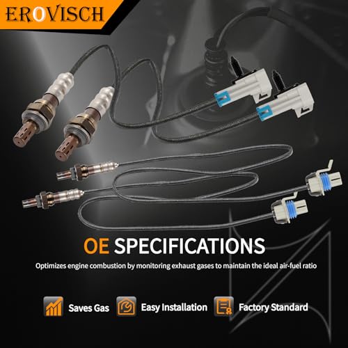 Oxygen O2 Sensor 250-24470 250-24267 Upstream Downstream Set of 4 - color: Set of 4, size: 250-24470 250-24267