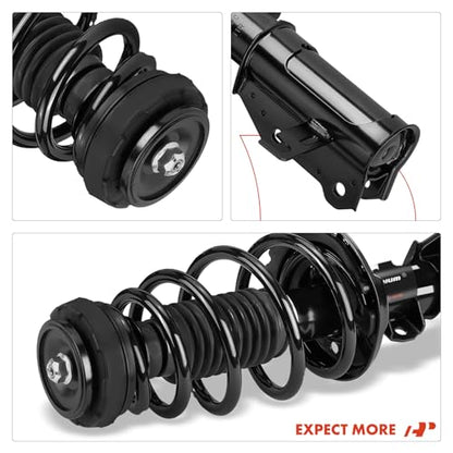 A-Premium Front Complete Strut Assemblies with Coil Springs, Set of 2