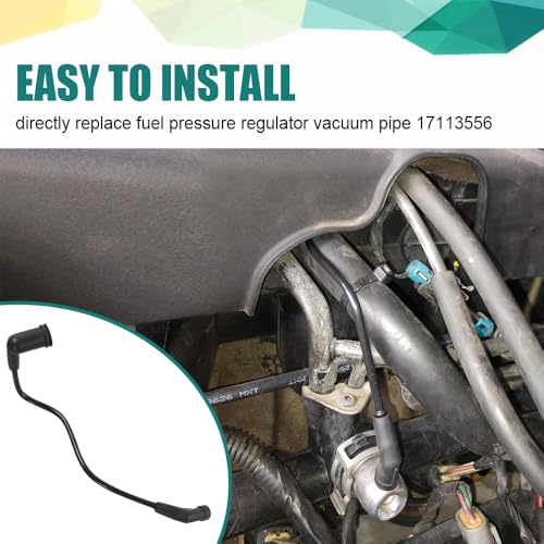 Fuel Pressure Regulator Vacuum Line Tube, Fuel Injection Pressure Regulator, Car Accessories for GMC Sierra for Chevy Silverado Suburban Tahoe Yukon 4.8 5.3 6.0 1999-2005 Replaces OEM#17113556