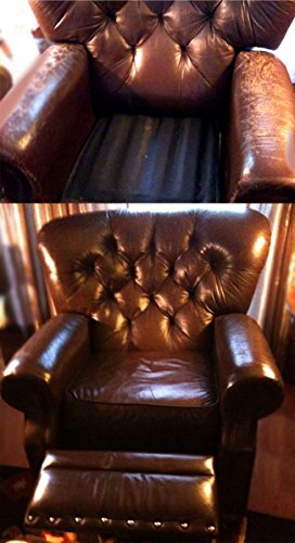 Furniture Leather Max Complete Leather Refinish and Repair Kit/Now with 3 Color Shades to Blend with/Leather & Vinyl Restorer (Deep Browns) - color: Deep Browns