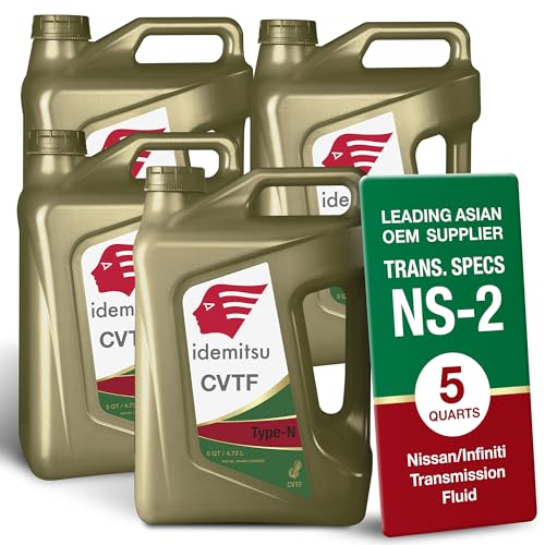 Idemitsu CVT Type N (NS-2) Transmission Fluid – 5 Qt, Pack of 4 - size: 5 Quart, style: 4 Pack