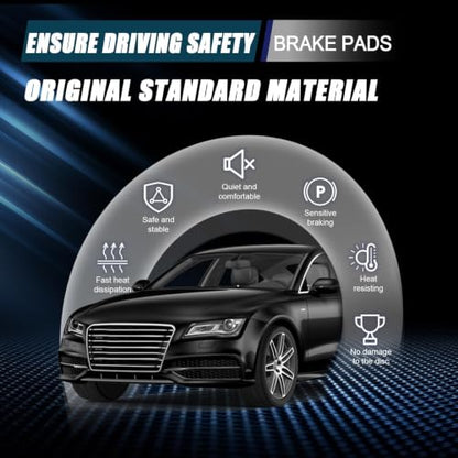 Ceramic Front Brake Pads for Honda Accord,Civic,CR-V,Pilot - size: D914
