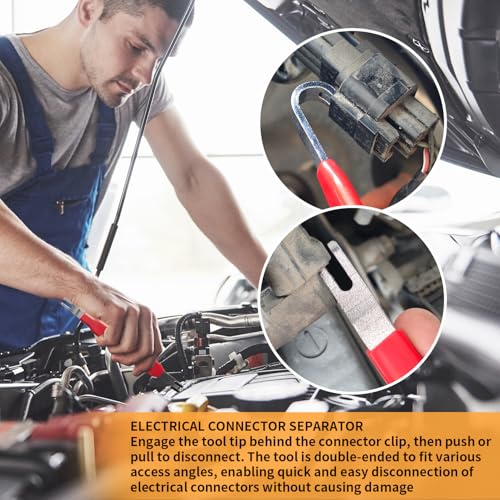 2 Pieces Electrical Disconnect Pliers for Cars, Car Hose Clamp Pliers and Electrical Connector Separator Tool - style: Electrical Disconnect Pliers Set 1