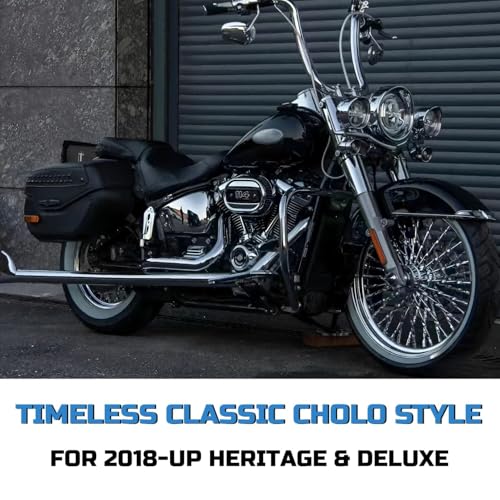 FatFlex 18"×4.25" Wide Rear Wheel Fat Spokes for Harley - style: 18"x4.25", Chrome+Chrome+Chrome(WITH ABS)