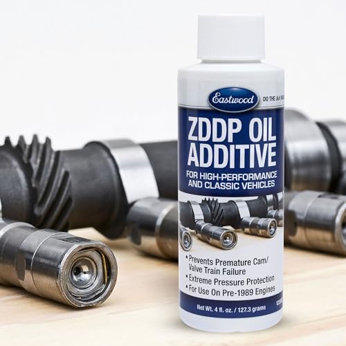 Eastwood ZDDP Oil Additive for Pre 1989 Car Engines | 4 oz Bottle | 1 Pack