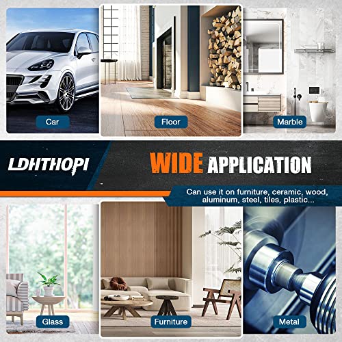 LDHTHOPI Dual Action Polisher, 980W 5/6 Inch, 9MM Random Orbital Buffer Polisher for Car Detailing, 2800-5800RMP, 6 Variable Speed Buffer Polisher with 8 Detachable Pads - size: 980W Dual
