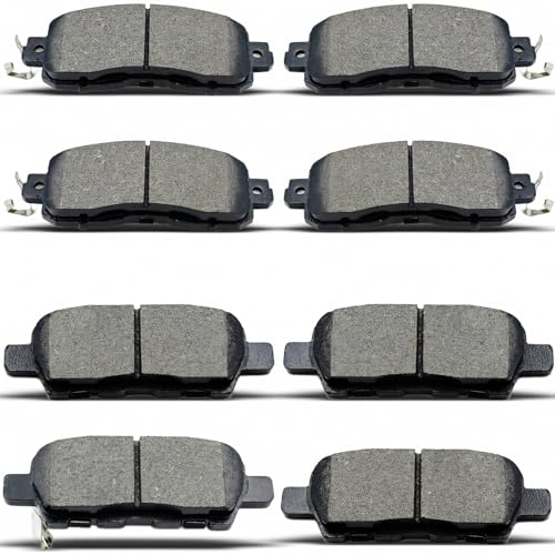 D1415 D1650 8pcs Front Rear Ceramic Brake Pads Sets Fit For 2013 2014 2015 2016 2017 2018 2019 2020 2021 2022 For Nissan Altima