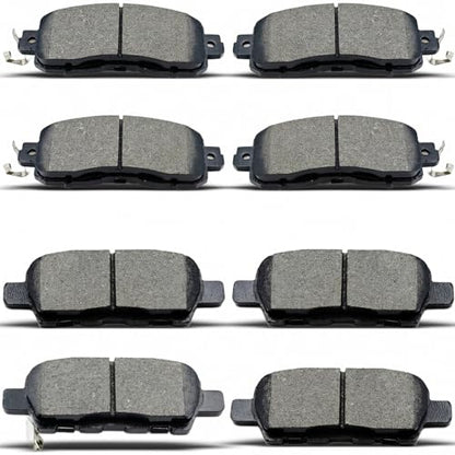 D1415 D1650 8pcs Front Rear Ceramic Brake Pads Sets Fit For 2013 2014 2015 2016 2017 2018 2019 2020 2021 2022 For Nissan Altima