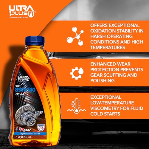 SAE 85W-140 Conventional Gear Oil API GL-5 1 Quart - size: 1 Quart
