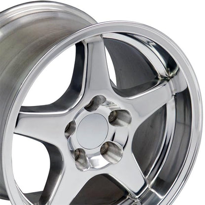 Tires OE Wheels LLC CV01-17095-5475-56P Polished Wheel Painted (17 x 9.5 inches /5 x 120 mm, 56 mm Offset