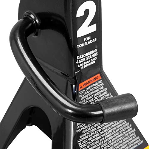 Big RED AT82001BR Hydraulic Trolley Service/Floor Jack Combo with 2 Jack Stands, 2 Ton (4,000 lb), Black - size: 2 Ton (4,000 lb) with Jack Stands