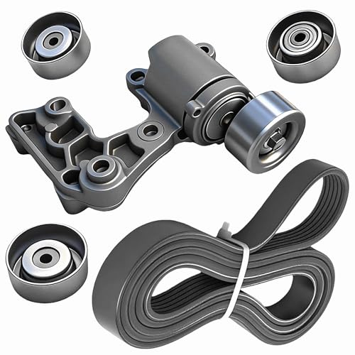 Serpentine Belt Drive Kit With Tensioner And Idler Pulleys For Toyota - size: Toyota 4runner (10-22), Fj Cruiser (12-14)
