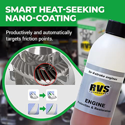 G8 Engine oil Treatment. for Gasoline Engines with an Motor Oil Capacity up to 9 quarts. Boost Power and Safely Restore and protect your Car, Truck, Motorcycle and all other engines - size: 9 Qts