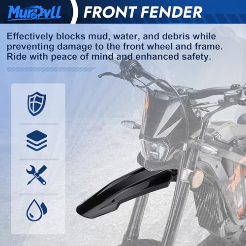 Front Fender for SurRon Light Bee X/S/Segway X160 X260 Dirt Bike Mudguard - style: Front Fender