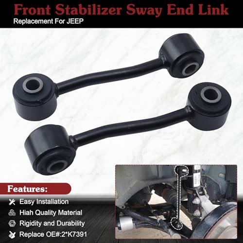 2* K7391 Front Sway Bar Link - Restore Jeep Off-Road Control - color: 2*K7391, size: Sway Bar Link