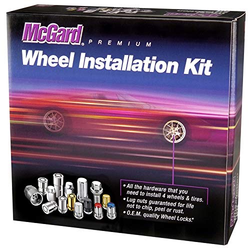 McGard 65554 Chrome SplineDrive Wheel Installation Kit (M12 x 1.25 Thread Size) - for 5 Lug Wheels - color: Chrome
