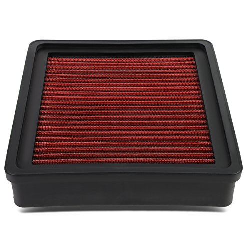 DNA Motoring AFPN-064-RD Washable Drop In Panel Air Filter Enhanced Engine Performance [Compatible with 93-97 Colt 1.5L/1.8L & 93-96 Mirage/Summit 1.5L/1.8L] - style: 93-94 Dodge Colt 1.5L