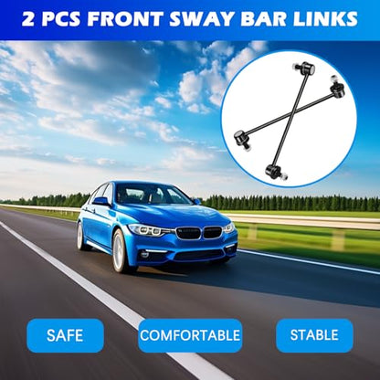 2Pcs Front Sway Bar Stabilizer Links Compatible with Toyota Corolla 2003-2018, Matrix 2003-2014, Prius 2001-2009, Pontiac Vibe 2003-2010, Scion tC 2005-2010, Replaces OE# K80230 - size: K80230